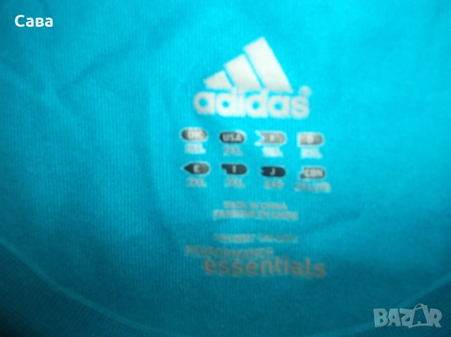 Тениски ADIDAS  мъжки,ХЛ и 2-3ХЛ, снимка 2 - Спортни дрехи, екипи - 51597230