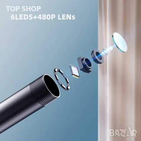 Ендоскоп с HD резолюция, 5,5 мм камера, 10, 5 и 2 метра дължина, снимка 2 - Камери - 48504759