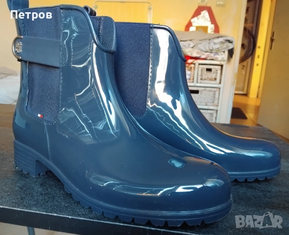 Tommy HilfigerRubber boots TH HARDWARE RAINBOOT, снимка 5 - Дамски боти - 52795238