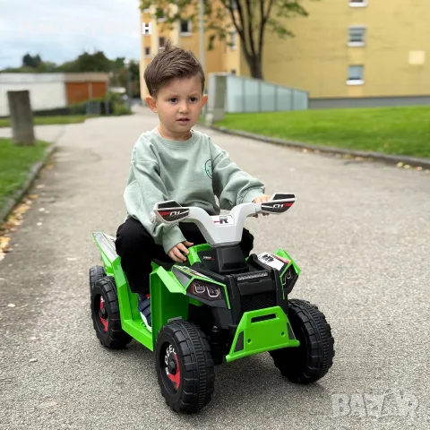 Детско ATV HOMCOM, акумулаторено, 2.5 км/ч, с ремарке, снимка 6 - Детски велосипеди, триколки и коли - 56302797