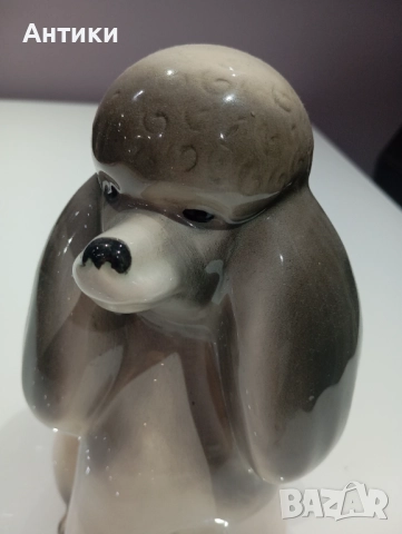 Порцеланов Голям Пудел Маркиран , снимка 10 - Статуетки - 52497183
