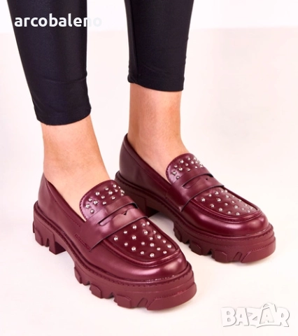 Дамски мокасини с шипове Memolis, 2цвята , снимка 3 - Дамски ежедневни обувки - 52128688