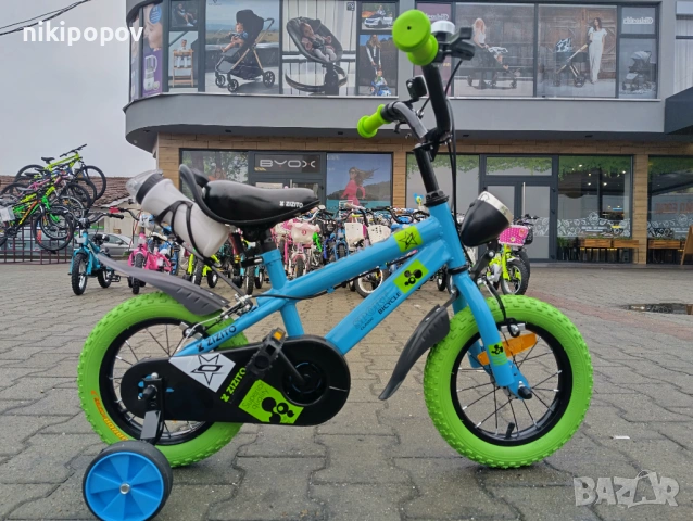 ZIZITO Велосипед 12" TOMMY син, снимка 11 - Велосипеди - 53531910