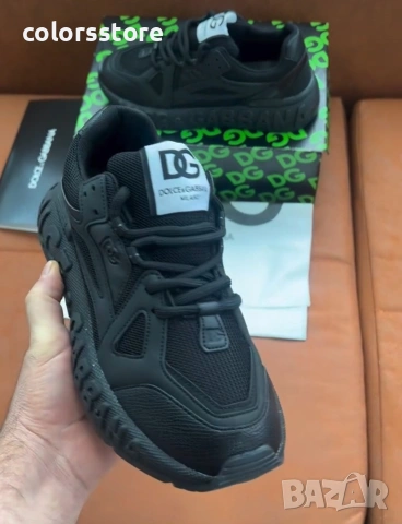 Мъжки черни маратонки Dolce&Gabbana /BR190s, снимка 2 - Маратонки - 50982431