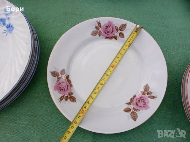 Български порцелан чинии 20 части, снимка 8 - Чинии - 35710967