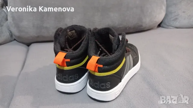 Маратонки Adidas Hoops 3.0 Mid, снимка 7 - Детски маратонки - 48198900