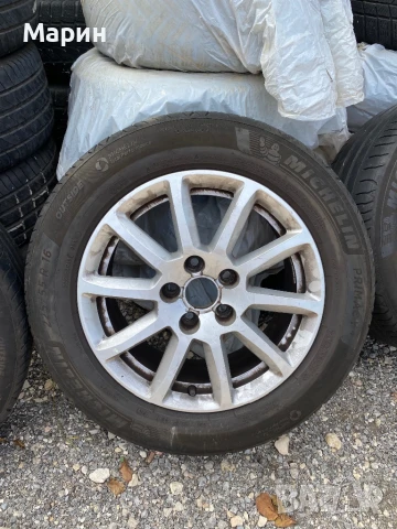 Леи джанти оригинални Audi 16 цола, снимка 5 - Гуми и джанти - 51195296