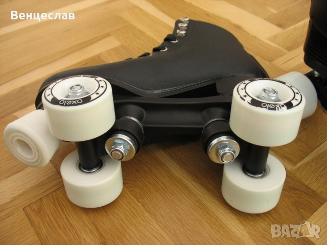 Кънки за фигурно пързаляне OXELO QUAD 100, номер 36, снимка 6 - Ролери, кънки - 53132952