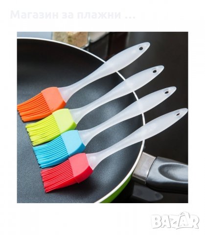  СИЛИКОНОВА ШПАТУЛА ИЛИ ЧЕТКА - код 1740