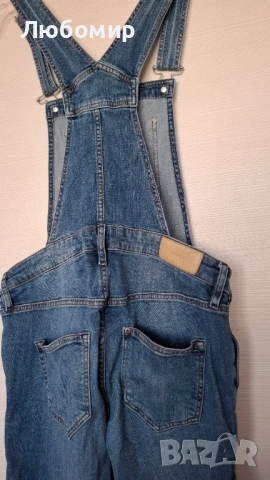 Продавам дънков гащиризон за бременни , снимка 4 - Гащеризони - 52340198