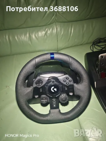 Logitech G923 RACING WHEEL AND PEDALS в гаранция, снимка 6 - Аксесоари - 48685551