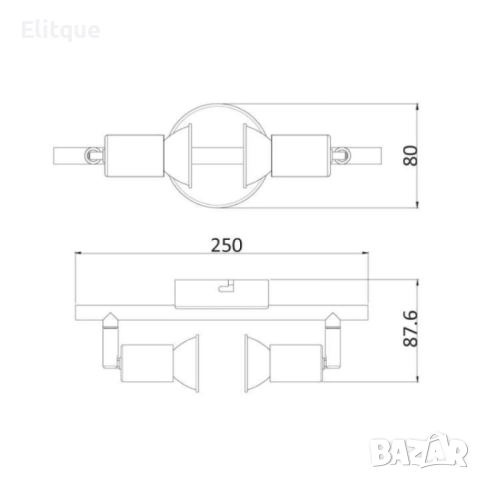 Спот  Jess, GU10 1 x 50W, снимка 9 - Други - 52853760