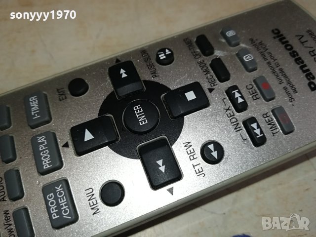 PANASONIC VCR/TV-REMOTE CONTROL-ВНОС SWISS 1402241600, снимка 8 - Дистанционни - 44292887