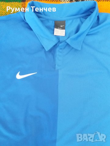 Тениска с яка NIKE. DRI-FIT. Много добро състояние. , снимка 9 - Тениски - 40194266