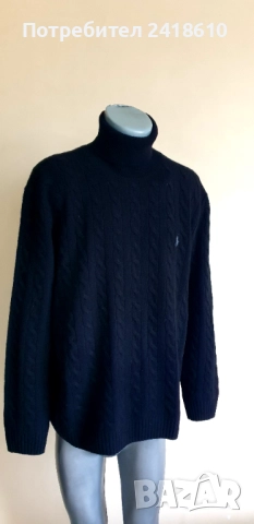 POLO Ralph Lauren Cable Wool / POLO Mens Size XL НОВО!  ОРИГИНАЛ! Мъжки Пуловер Поло!, снимка 9 - Пуловери - 52584167