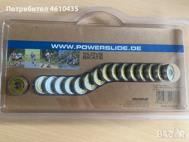 Комплект лагери за ролери Powerslide Bearings Twincam ILQ-9 Classic (16 броя в комплект), снимка 2 - Ролери, кънки - 51909196