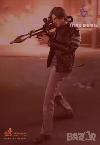 ХОТ ТОЙС ЗАРАЗНО ЗЛО ЛЕОН С. КЕНЕДИ/Hot Toys VGM22 - Resident Evil 6 - Leon S. Kennedy, снимка 4 - Колекции - 55964453