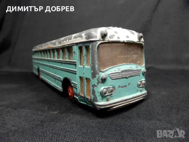 СТАРА РЕТРО МЕТАЛНА КОЛИЧКА АВТОБУС DINKY SUPERTOYS ENGLAND, снимка 5 - Колекции - 50208760