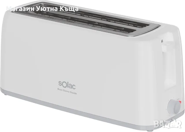 НОВ Тостер с Гаранция Solac Buon Giorno Double, снимка 2 - Тостери - 49677208