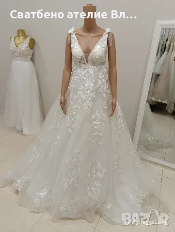 Нова булчинска сватбена рокля за бременни , снимка 1