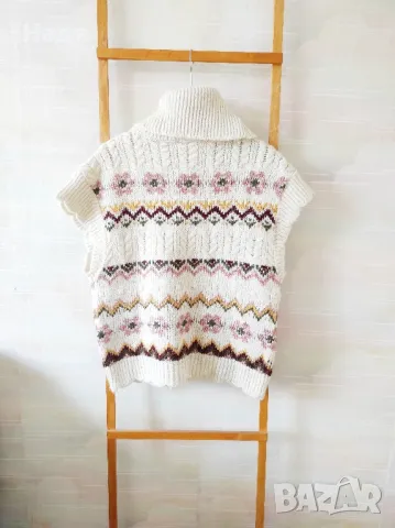 Дамски пуловер без ръкави Mango, снимка 4 - Блузи с дълъг ръкав и пуловери - 48973062