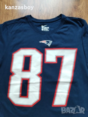 Nike new england patriot - страхотна мъжка тениска S 