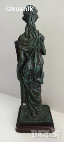 Старинна италианска статуетка Артемида, снимка 7 - Антикварни и старинни предмети - 50794818