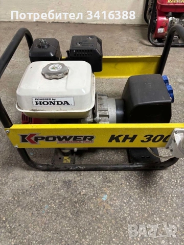 Бензинов монофазен генератор Honda, снимка 2 - Генератори - 53726503