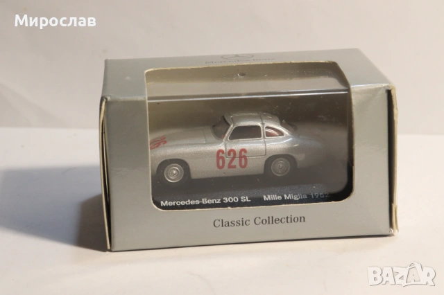 1:72 MERCEDES BENZ 300 SL ИГРАЧКА КОЛИЧКА МОДЕЛ