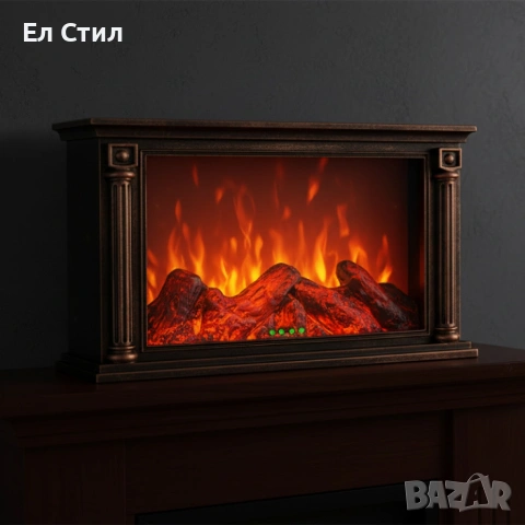 LED камина с ефект на тлеещи въглени – безопасна и стилна атмосфера у дома, снимка 5 - Декорация за дома - 53588883