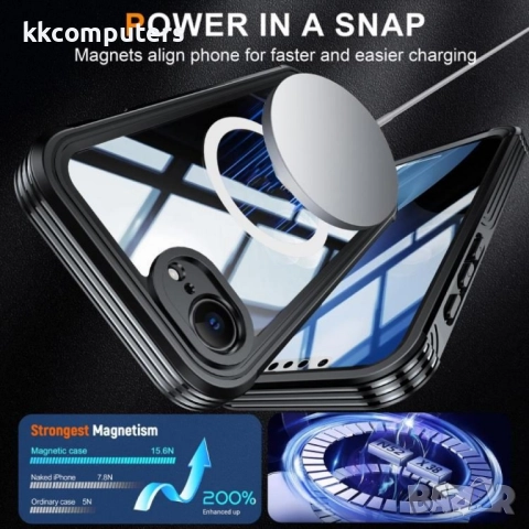 Apple iPhone 16e RedPepper Tempered Glass MagSafe Калъф и Протектор, снимка 7 - Калъфи, кейсове - 52687413