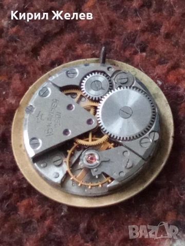 Механизъм с циферблат от стар ръчен часовник 52076, снимка 7 - Мъжки - 52260617