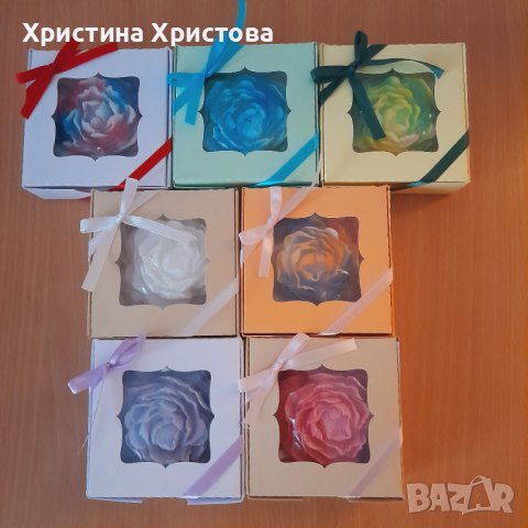 Стилни сапунени цветя, снимка 6 - Други - 42050377