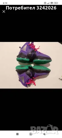 Спортни обувки NIKE LEBRON XIX "CAVE PURPLE" (500) Размер-40 , снимка 2 - Маратонки - 56132031