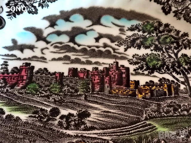 Английска Колекционерска Чиния Железен Камък, снимка 3 - Колекции - 51156649