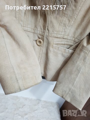 Яке естес.набук с яка от лисица., снимка 7 - Якета - 30302561