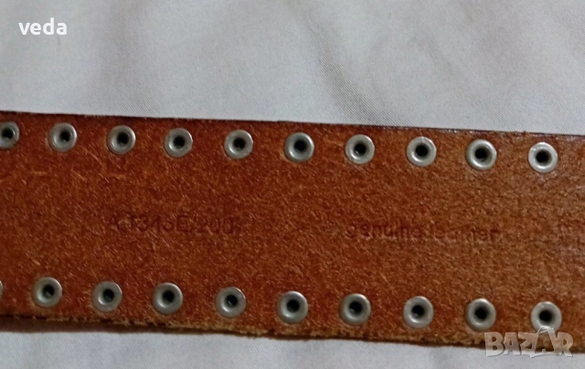 Calvin Klein Оригинален 100% кожен колан 105 см, снимка 3 - Колани - 52918118