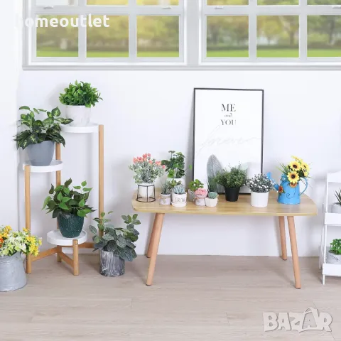 ПРОМОЦИЯ Бамбуков цветарник на 3 нива UNHO XJJ456-S, снимка 4 - Стайни растения - 49115853