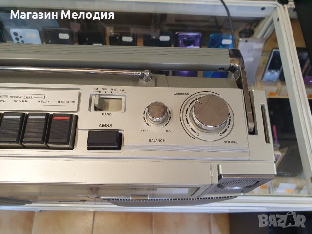 Радиокасетофон Sanyo M9975LU  В перфектно техническо и много добро визуално състояние., снимка 7 - Радиокасетофони, транзистори - 41551241