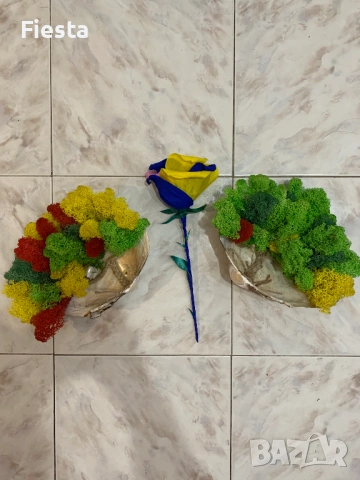 Сувенири от скандинавски мъх ръчна изработка Handmade, снимка 4 - Картини - 53573252