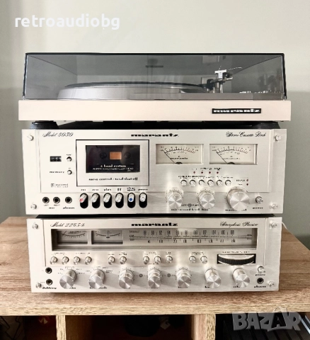 🔉ТОП Колекционерски ретро сет MARANTZ - ресивър Marantz 2265B + триглав дек Marantz 5030 + грамофон, снимка 2 - Аудиосистеми - 52457972