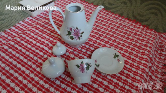 Български порцелан ,чайник ,захарница и др., снимка 2 - Сервизи - 41443266