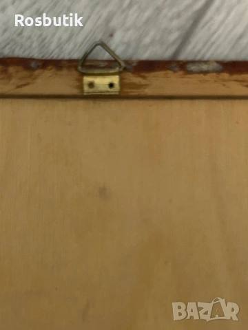 Антикварна съветска картина от естествен балтийски жълт кралски кехлибар . Размер 25см/17см. , снимка 6 - Антикварни и старинни предмети - 53326692