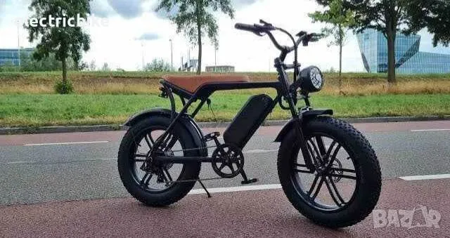Електрически велосипед, Electric V8, 750W, 15.AH, Кафяв цвят, снимка 4 - Велосипеди - 47388040