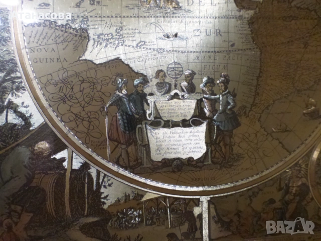 Картина Карта на света на Пискатор Глобус, снимка 7 - Картини - 53729286