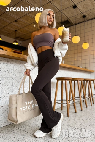 Дамски оформящи разкроени панталони Dream Fit Regular, 2цвята , снимка 13 - Панталони - 53758440