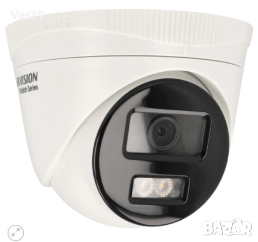 IP камера за вътрешно и външно видеонаблюдение Hikvision HWI-T229H-C, FHD, 2MP, ColorVu, 2.8mm, Бяла