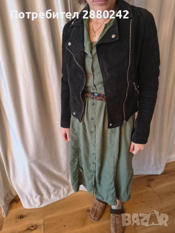 Яке, естествен велур + пола от тюл с две лица, снимка 3 - Якета - 52947441