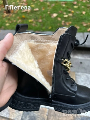 Кожени боти за момиченце 