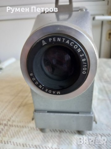 Диапроектор PENTACON 2.8/100, GDR, снимка 2 - Антикварни и старинни предмети - 39119399